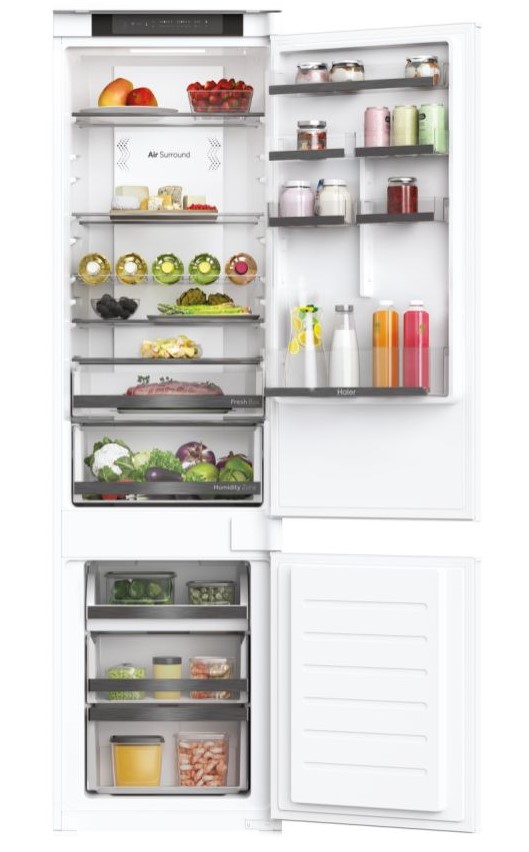 Frigorífico combi integrable Haier HBW5519E 193x54 No Frost 